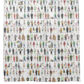 Leute vom New Yorker Duschvorhang des NYC (Vorderseite)