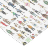 Leute von NYC New York City Bürger Nachbarn Tischdecke (Schrägansicht)