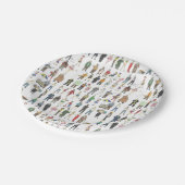 Leute von NYC New York City Watercolor Teller (Schrägansicht)