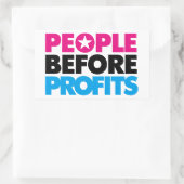 Leute vor dem Gewinn Sticker (Tasche)