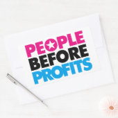 Leute vor dem Gewinn Sticker (Umschlag)