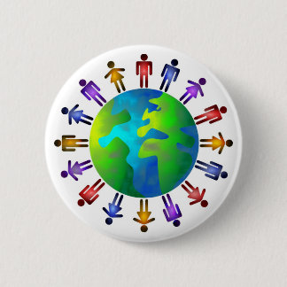 Leute-Welt Button