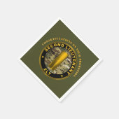 Leutnant 2LT Beförderung Serviette (Ecke)