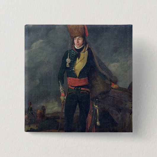 Leutnant der 8. Hussars Button (Vorderseite)