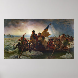Leutze Washington Crossing Delaware Malerei Poster