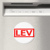 Lev Briefmarke Magnet (In Situ (Geschirrspüler))