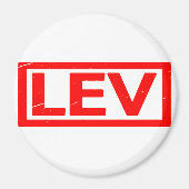 Lev Briefmarke Magnet (Vorne)