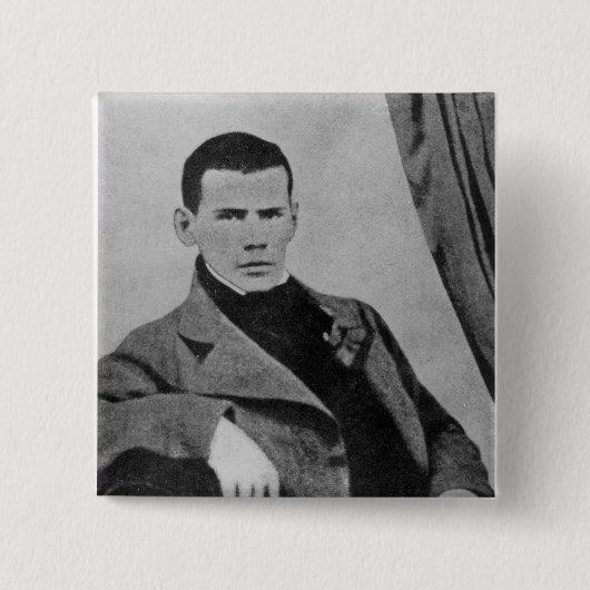 Lev Nikolaevich Tolstoy als Student Button (Vorderseite)
