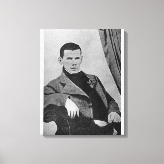 Lev Nikolaevich Tolstoy als Student Leinwanddruck (Vorderseite)