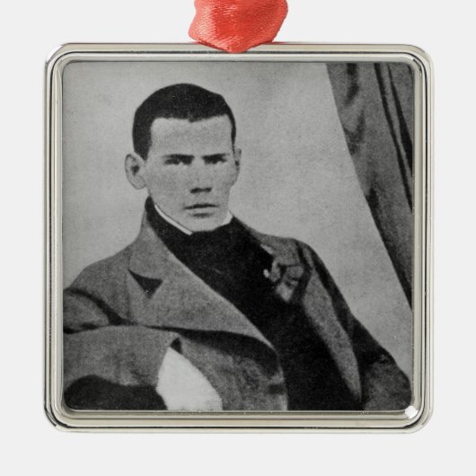 Lev Nikolaevich Tolstoy als Student Ornament Aus Metall (Vorne)