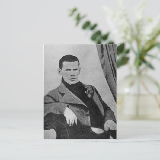 Lev Nikolaevich Tolstoy als Student Postkarte (Stehend Vorderseite)