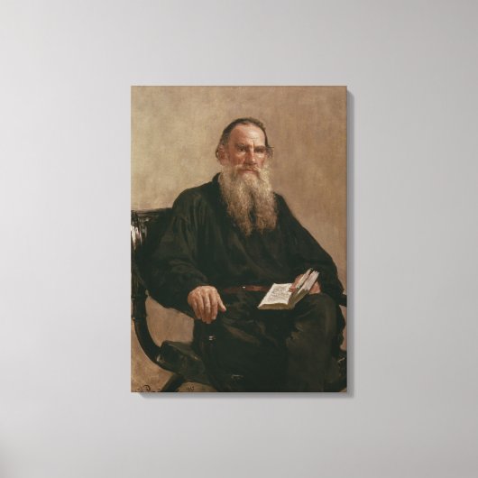 Lev Tolstoi 1887 Leinwanddruck (Vorderseite)