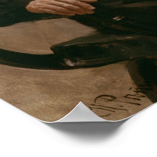 Lev Tolstoi 1887 Poster (Ecke)