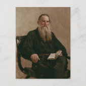 Lev Tolstoi 1887 Postkarte (Vorderseite)