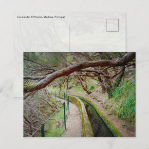 Levada das 25 Fontes Madeira Postkarte