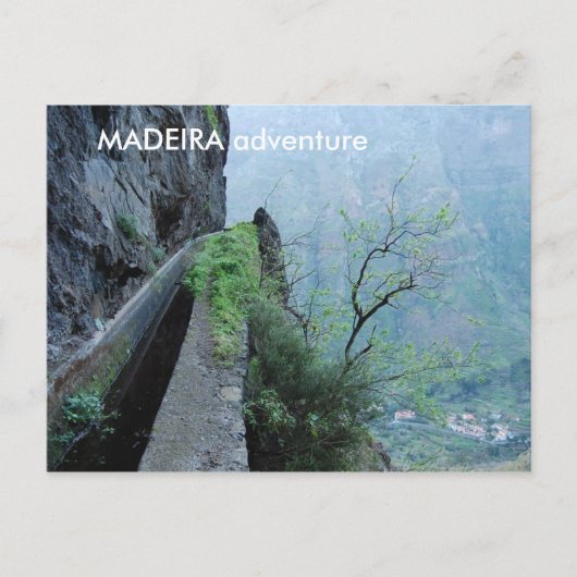 Levada do Norte, Abenteuer MADEIRA Postkarte (Vorderseite)