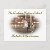 Levade mit Fahrer, Postkarte (Vorderseite)