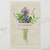 Levandula spica l. notepad (Vorderseite)
