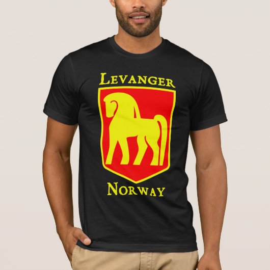 Levanger, Norwegen (Norge) T-Shirt (Vorderseite)