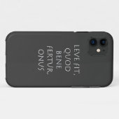 Leve fit quod bene fertur onus Case-Mate iPhone hülle (Rückseite (Horizontal))