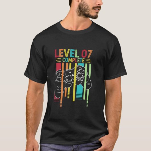LEVEL 07 VOLLSTÄNDIGE 7-JÄHRIGE JAHRE T-Shirt (Vorderseite)