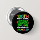 Level 100 Day of School Unlock Gamer 100. Tage Button (Vorne & Hinten)