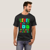 Level 100 Day Of School Unlocked Gaming Gamer Cute T-Shirt (Vorne ganz)
