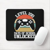 Level 100 Days of School Complete Gamer Video Game Mousepad (Mit Mouse)