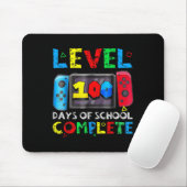 Level 100 Days of School Complete Gamer Video Game Mousepad (Mit Mouse)