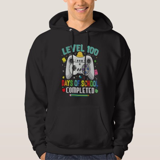 Level 100 Days Of School Complete Hoodie (Vorderseite)