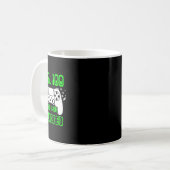 Level 100 Days of School Uncked Video Games Boys Kaffeetasse (Vorderseite Links)
