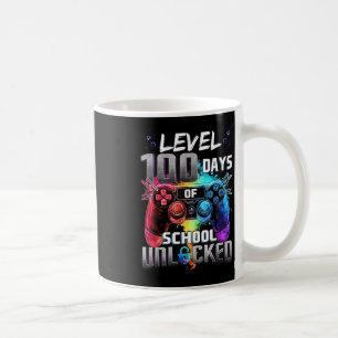 Level 100 Days of School Unlock Boys 100. Kaffeetasse