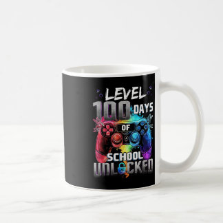 Level 100 Days of School Unlock Boys 100. Kaffeetasse