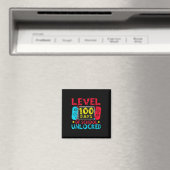 Level 100 Days of School Unlock Boys 100. Magnet (In Situ (Geschirrspüler))