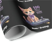 Level 100 Days of School Unlock Celebrate Geschenkpapier (Rolleneckpunkt)