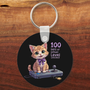 Level 100 Days of School Unlock Celebrate Schlüsselanhänger