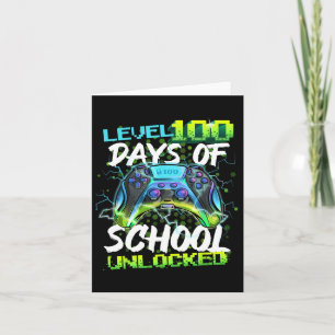 Level 100 Days of School Unlock Gamer Boy Girl V Karte
