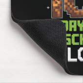 Level 100 Days of School Unlock Gamer Boy Kinder 1 Mousepad (Ecke)