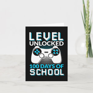 Level 100 Days of School Unlock Gamer Nerdy Team Karte