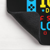 Level 100 Days of School Unlock Gamer Video Game Mousepad (Ecke)