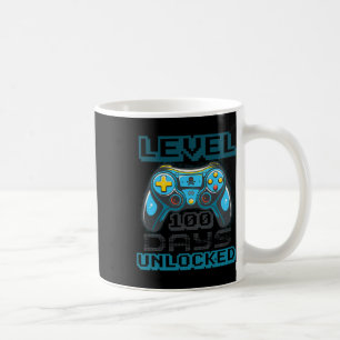 Level 100 Days of School Unlock Video Game Boys Kaffeetasse