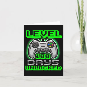 Level 100 Days of School Unlock Video Game Boys Karte