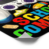 Level 100 Days Of School Unlocked Boys 100th Day O Poster (Ecke)