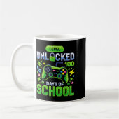 Level 100 Days Of School Unlocked Funny Video Game Kaffeetasse (Links)