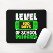 Level 100 Days of School Unlocks Gaming Boys 100t Mousepad (Mit Mouse)