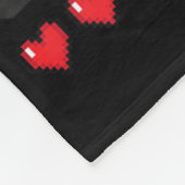 Level 100 Days of School Unlocks Gaming Pixel 100 Fleecedecke (Ecke)