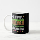 Level 100 Days of School Unlocks Gaming Pixel 100 Kaffeetasse (Links)