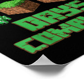 Level 100 Days of School Unlocks Gaming Pixel 100 Poster (Ecke)