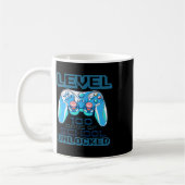 Level 100 Days of School Unlocks Jungs Mädchen Kin Kaffeetasse (Links)