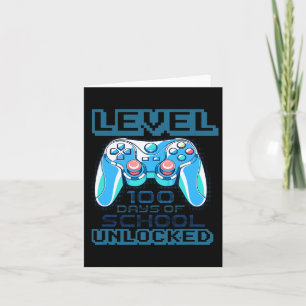 Level 100 Days of School Unlocks Jungs Mädchen Kin Karte